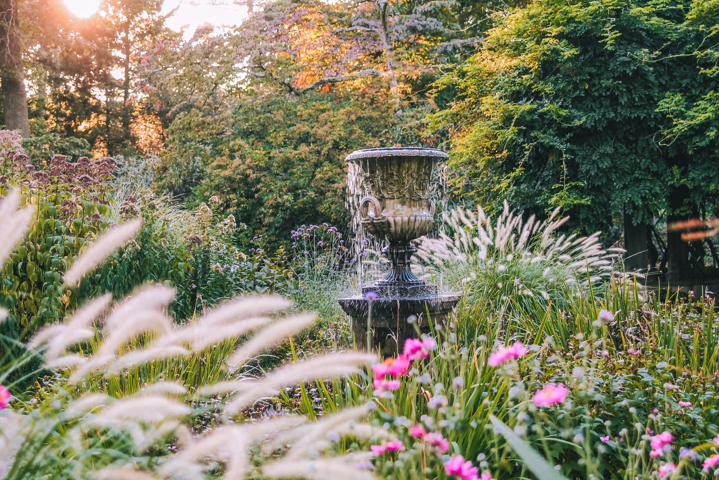 Fontaine de jardin à Saint-Cyprien